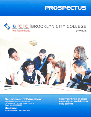 Brooklyn City College Prospectus  Form