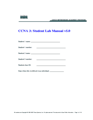 Ccna 3 V5 Lab Manual Form