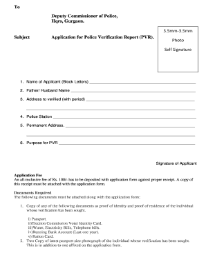 Pvr Form PDF