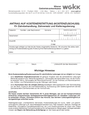 Gk Kostenerstattung Formular PDF