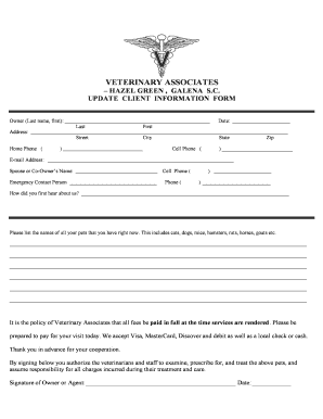 Social Work Client Summary Template  Form