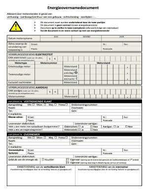 Energieovernamedocument  Form