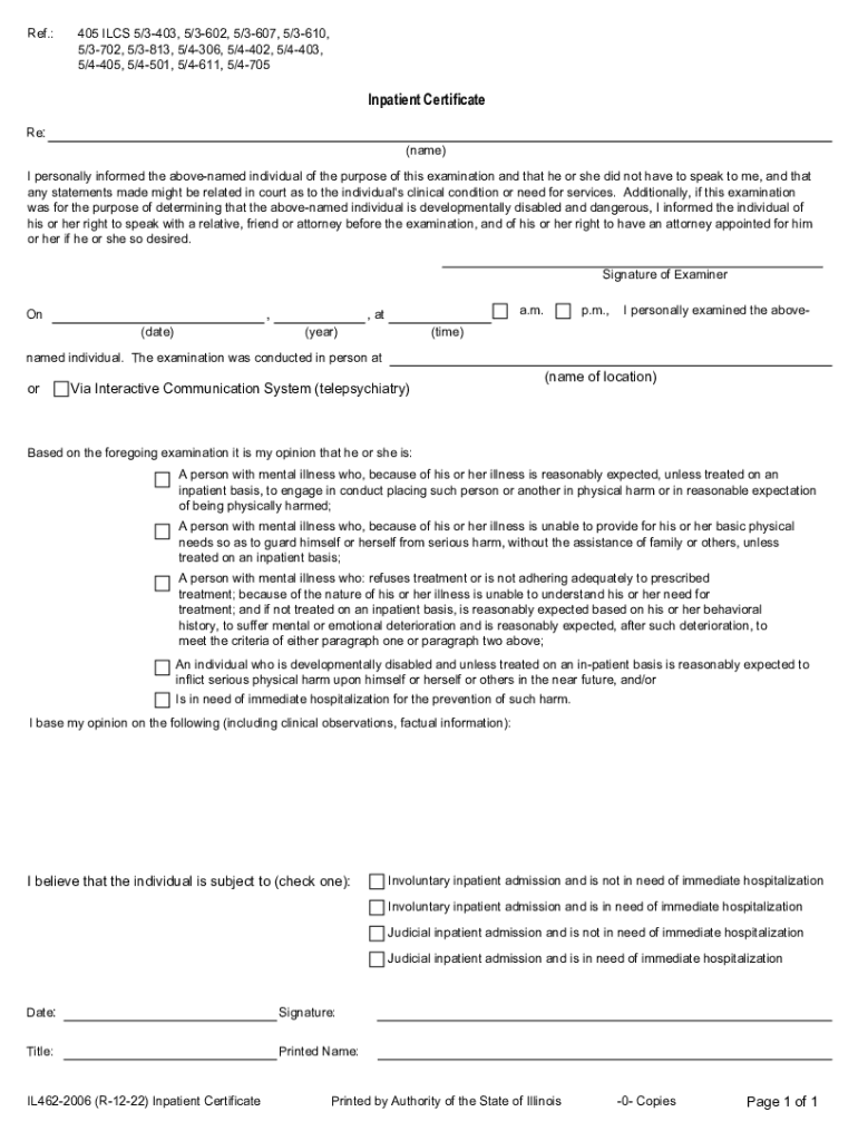 405 ILCS 51 119 Oregon State Legislature  Form