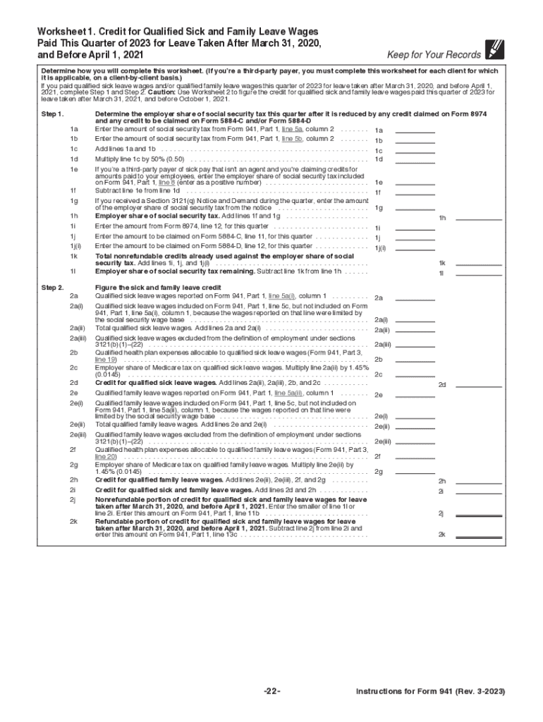 IRS Releases Draft Form 941 Series Instructions