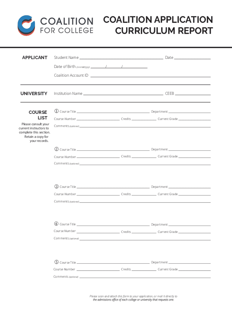  Coalition Application Curriculum Report PDF 2021-2024