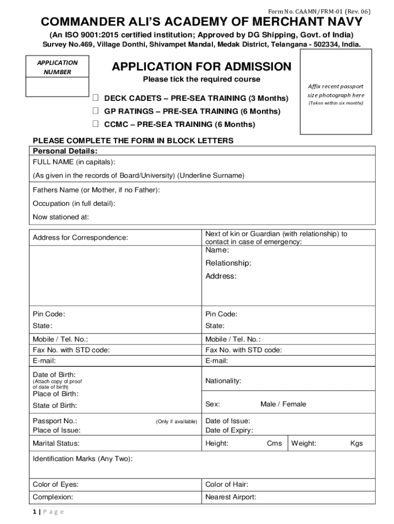  Form No CA AMNFRM01 Rev 01COMMANDER AXIS GROU 2018-2024