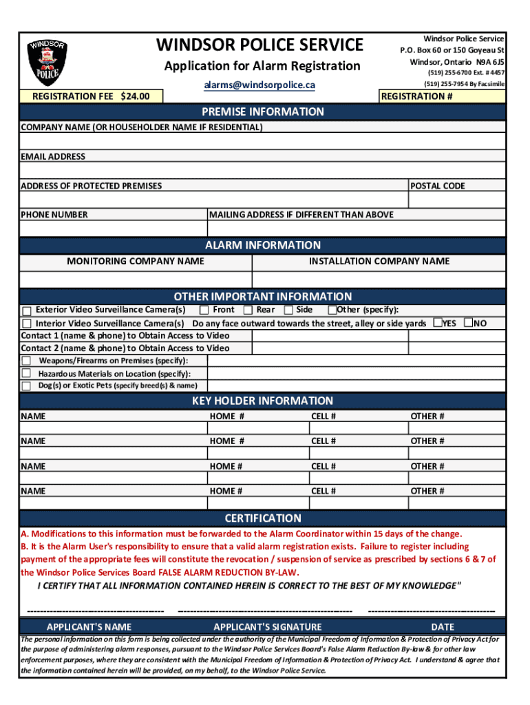 Police Clearance Windsor Form Fill Out and Sign airSlate SignNow