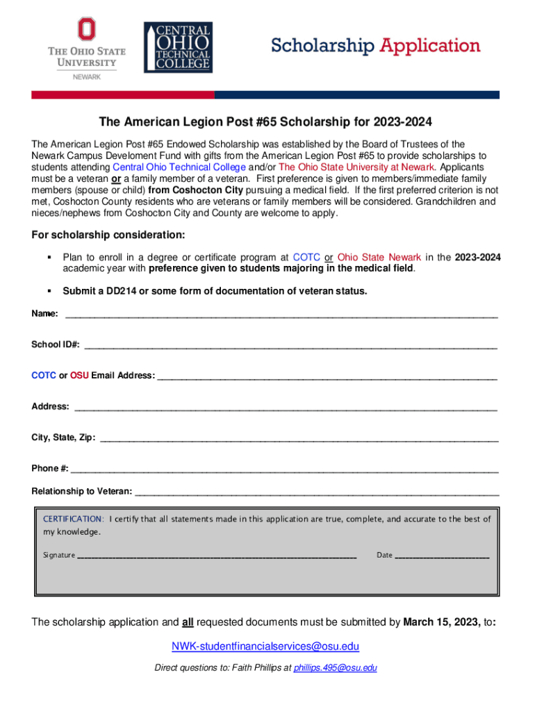 American Legion Post #398New York, NY Harlem One Stop  Form