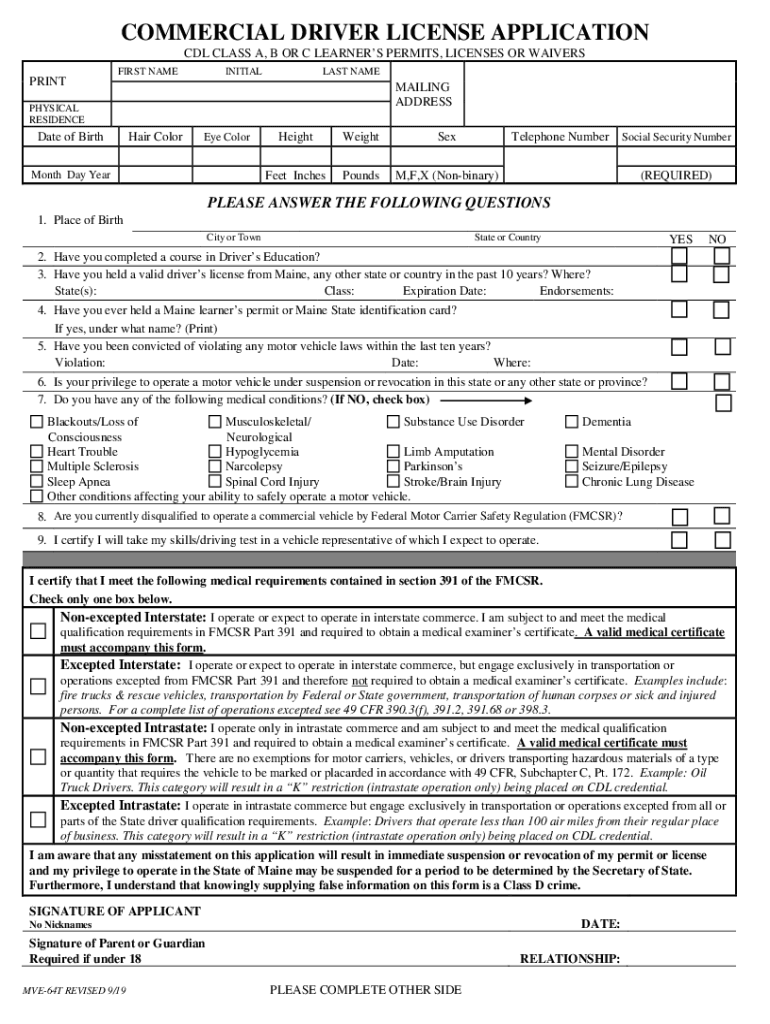  Form Mve 64TFill Out Printable PDF Forms Online FormsPal 2019-2024