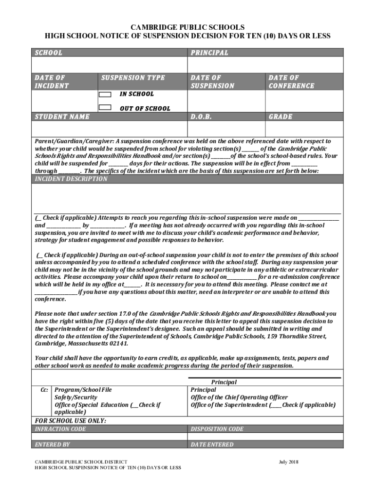  Rights of Youth in Massachusetts Public Schools Regarding 2018-2024