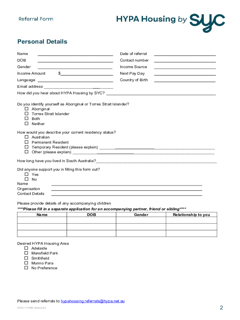  Prospective Tenants Are to Complete This Form 2023-2024