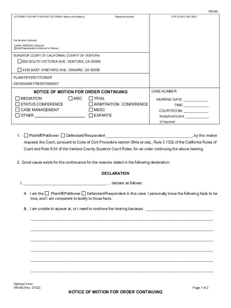 VN146 DOC  Form