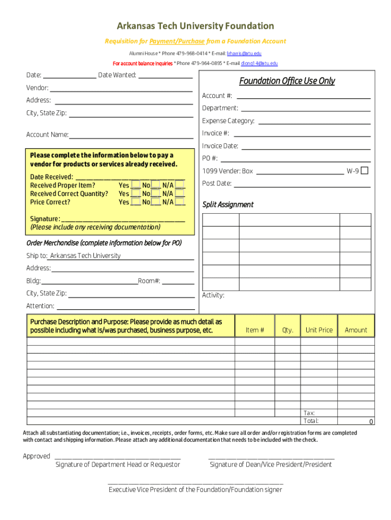 Contact the Administrative Services Office  Form