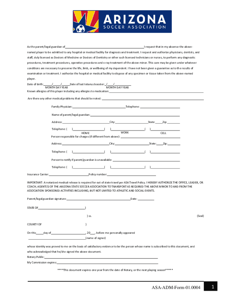 ASA ADM Form 01 0004