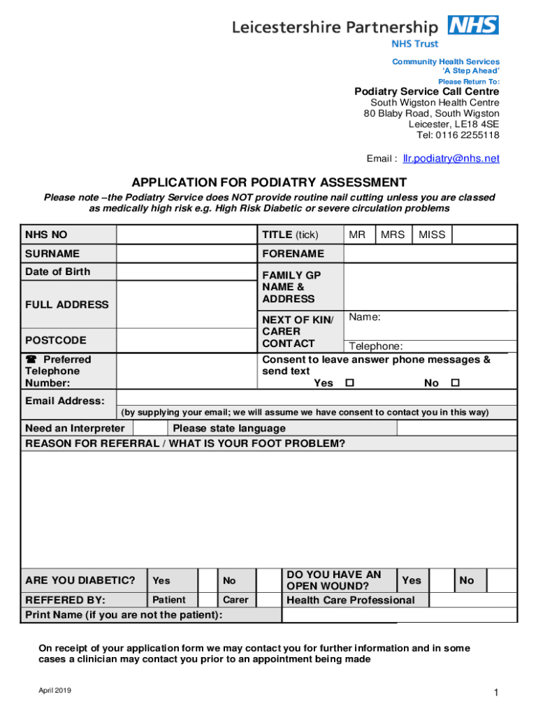  South Wigston Health Centre Medical Doctors in Wigston 2019-2024