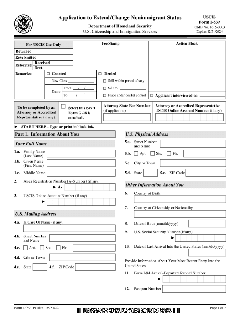  Form G 1145, E Notification of ApplicationPetition 2022