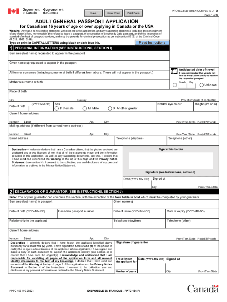  Pptc153 PDF Save Reset Form PROTECTED WHEN 2022-2024