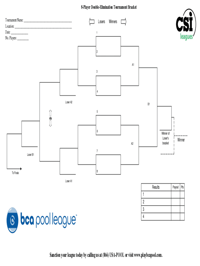  Constructing a Loser&#039;s Bracket in a Seeded Double 2021-2024