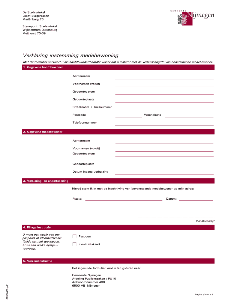 Stadswinkel Nijmegen  Form