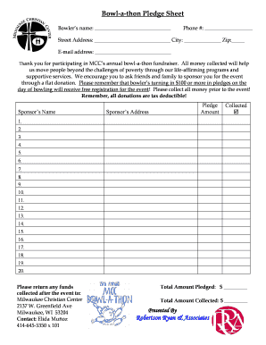 Donation Form Template