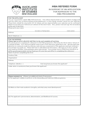  How to Get Referee Form 2008-2024