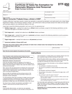 Dtf 950 Form