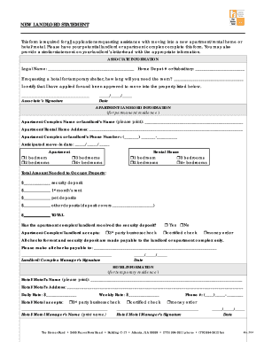  NEW LANDLORD STATEMENT the Homer Fund Home Thdhomerfund 2014-2024