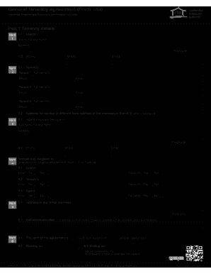  General Tenancy Agreement Form 18a 2013