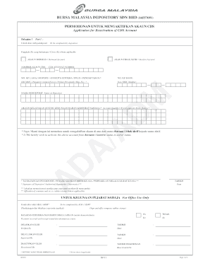 Akaun Cds  Form