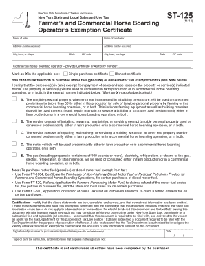 Tax Exempt Form Ny