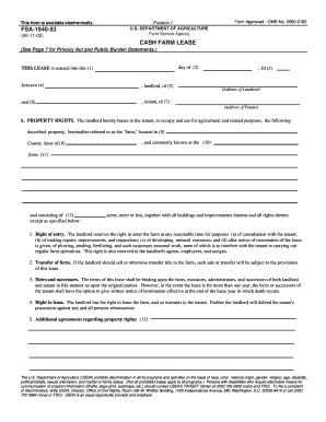 Farm Lease Agreement Template Fill Out And Sign Printable Pdf Template Signnow