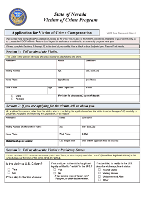 Nevada Vocp  Form