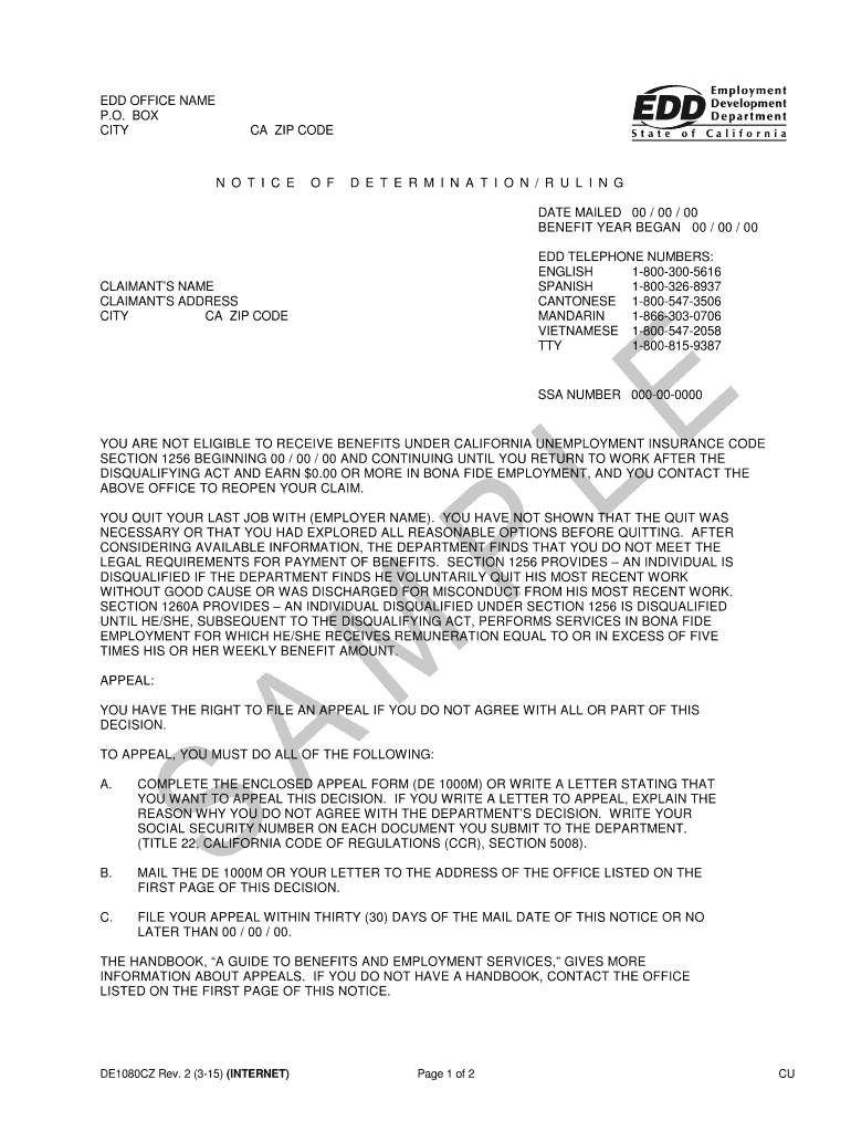 Unemployment Appeal Letter Sample from www.signnow.com