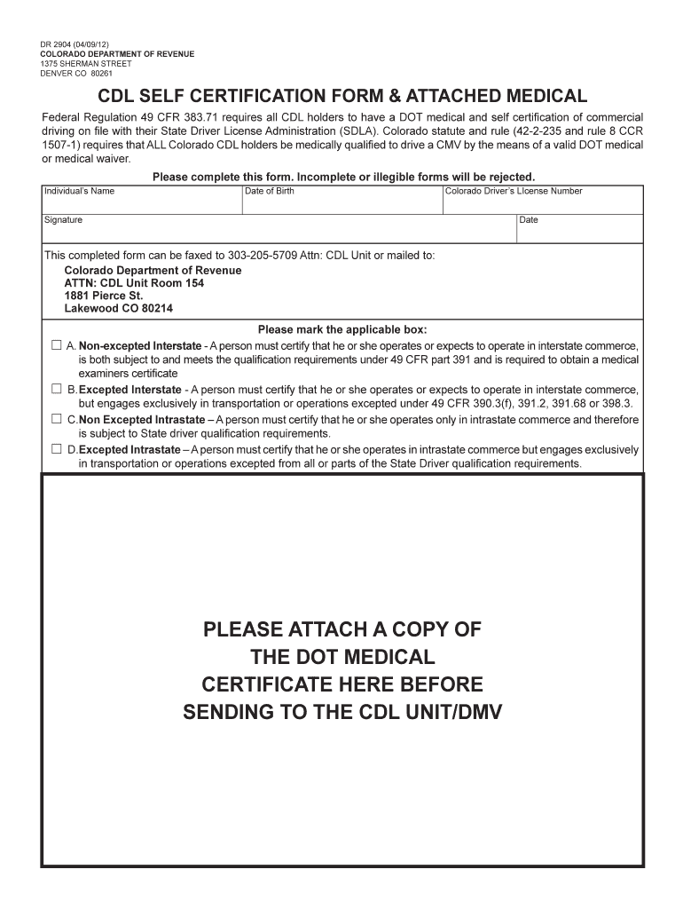 Colorado Job Attached Unemployment Form