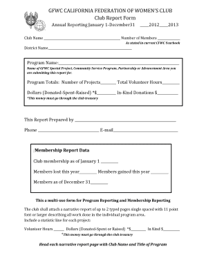 Cfwc Forms