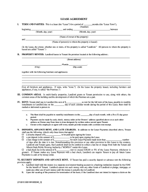 Lease Agreement M1805246 3DOC 2193120001M18052463 Miamidade  Form