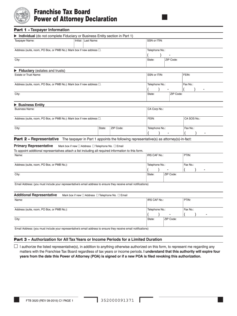  Ftb 3520 Form 2017