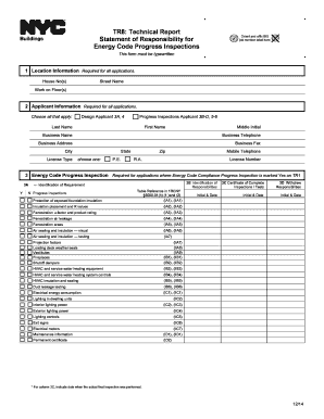 Tr8 Technical Statement Form