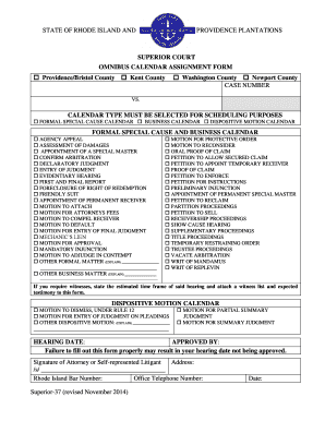  Omnibus Calendar 2014