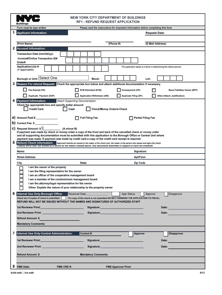  Rf1 Instructions 2013-2024