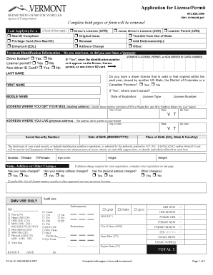 Vermont Dmv Form Vg 168