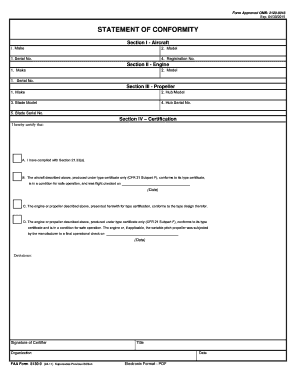 Faa Form 8130 9