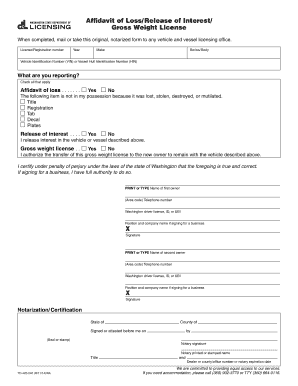 Release of Interest  Form
