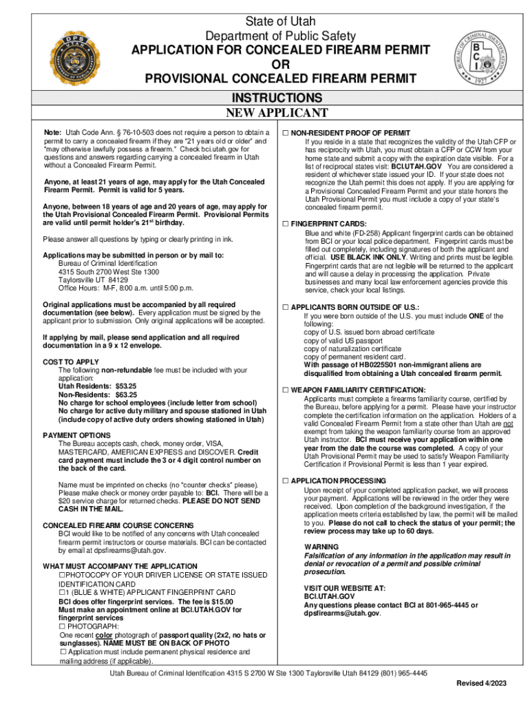 Out of State Instructors  Form