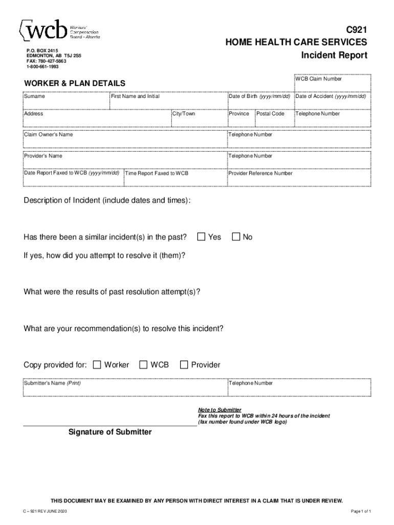  60 General Incident Report Form Template Page 4 to 2020-2024