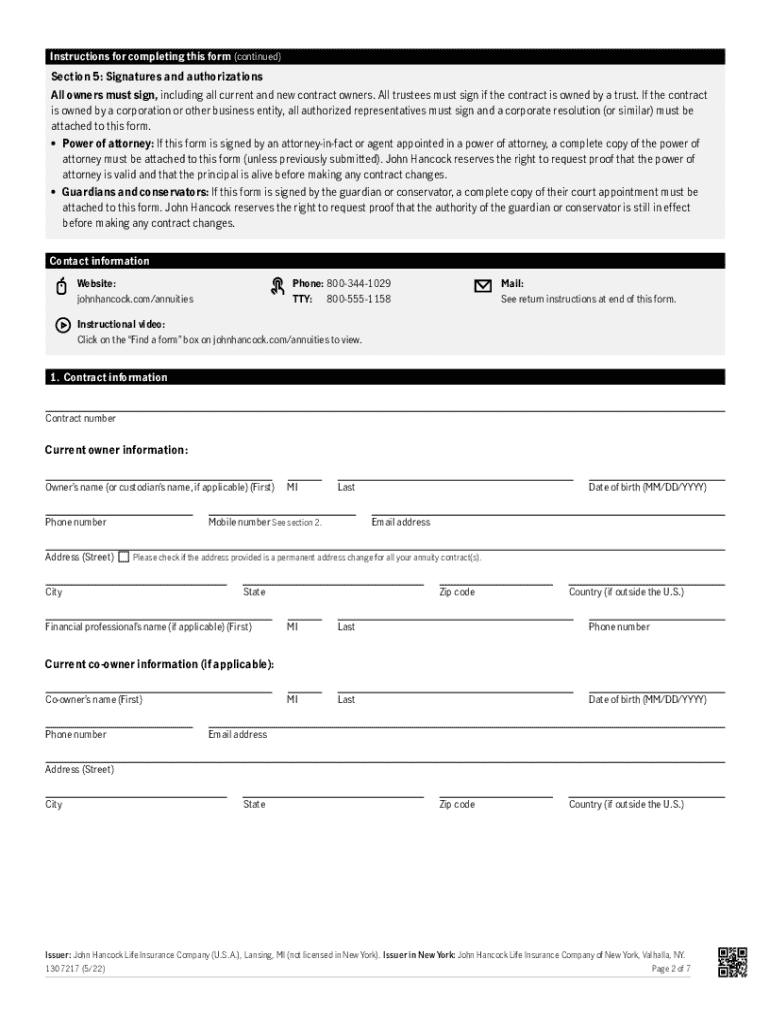  Designationchange of Beneficiary Form 2022-2024