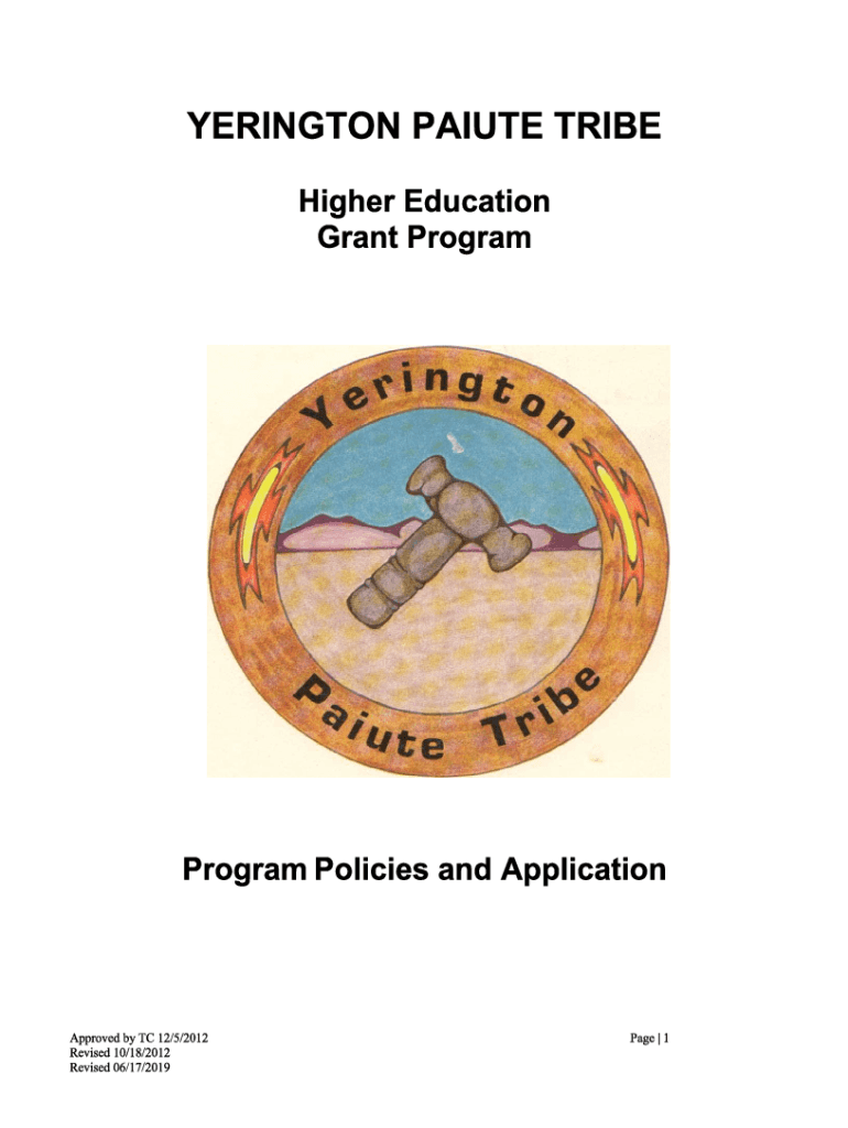 Higher Education Application Approved by TC 06 17 PDF  Form