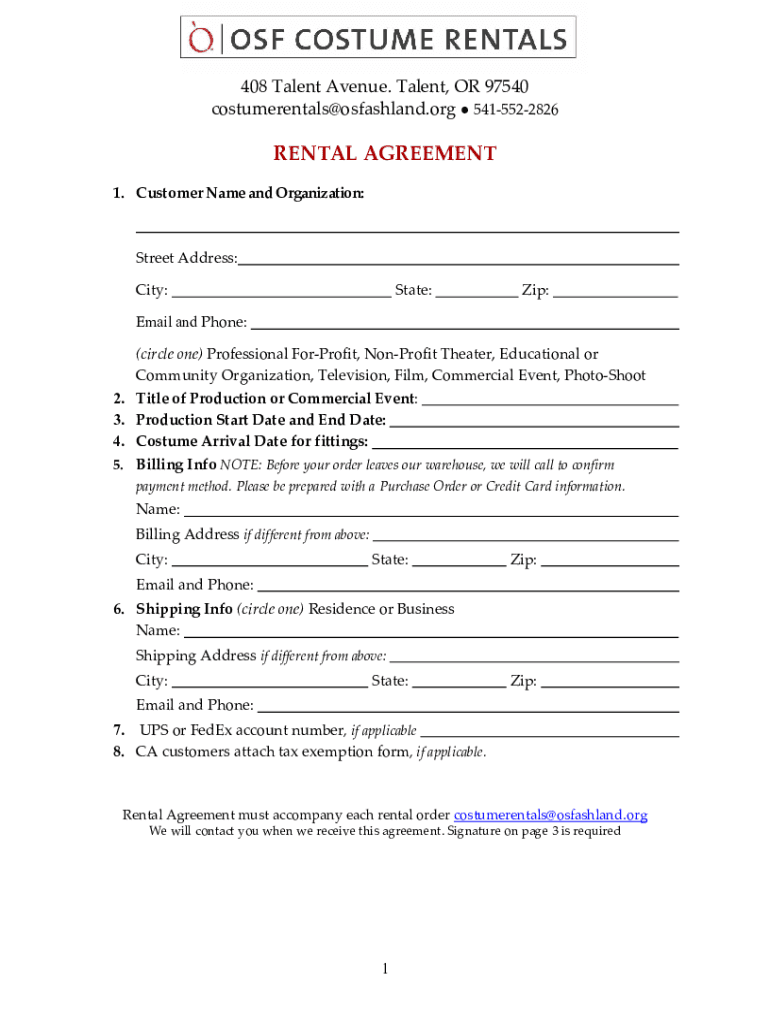  Rental Agreement 2022-2024