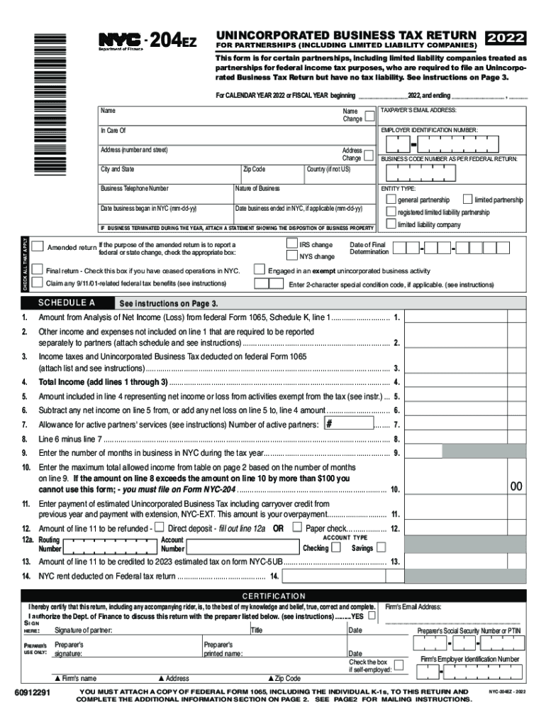 LLC Filing as a Corporation or Partnership  Form