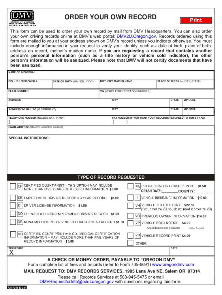  Motor Vehicle RecordsDepartment of Transportation ADOT 2023-2024